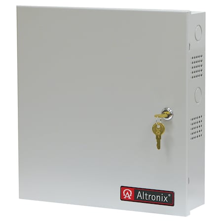 Altronix 2.5A Power Supply, 115VAC/230VAC, 50/60Hz Input 4 12VDC/24VDC SMP3PMP4CB